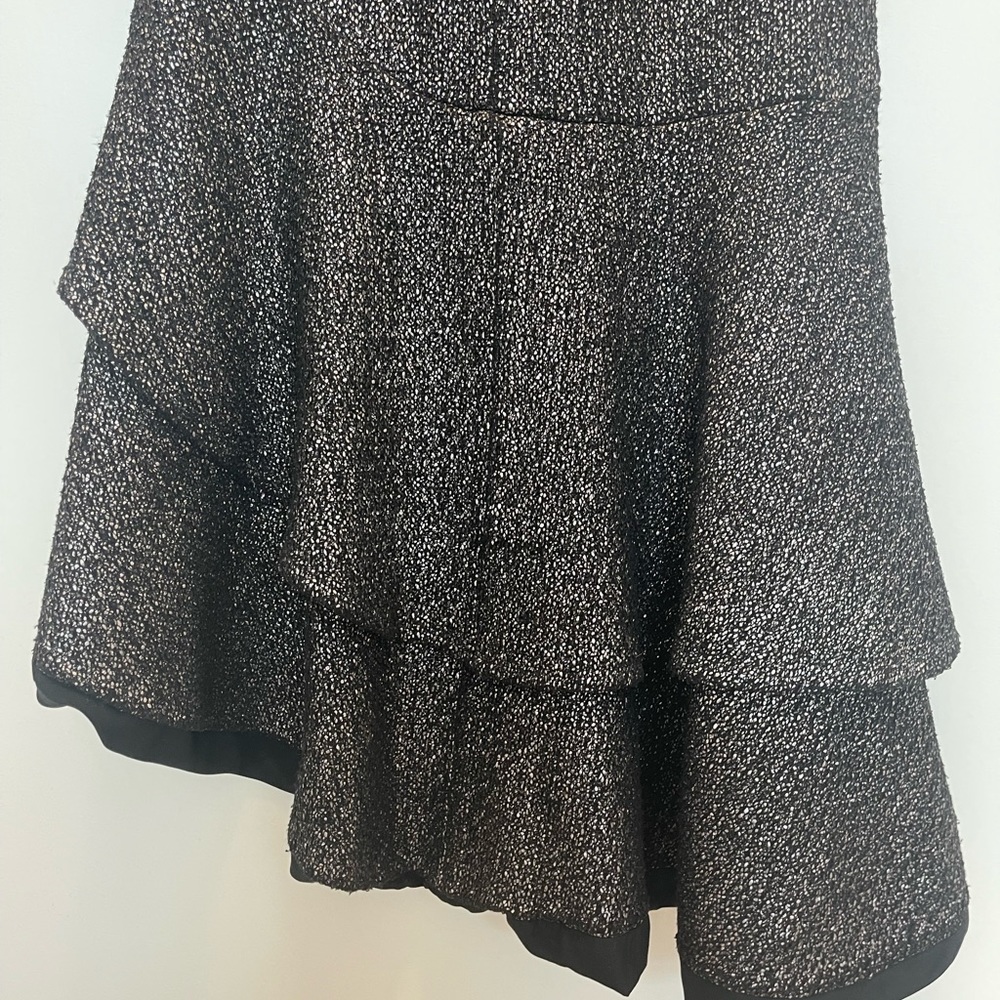 Hutch Silver Metallic Malia Gown, Size 4 - Picture 13 of 14